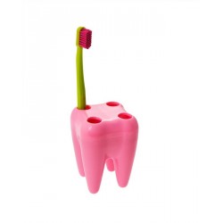 Zub - držák na kartáčky - růžový 2GS - 1