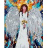 Malování podle čísel Anděl s květy M992442 Gaira - 1