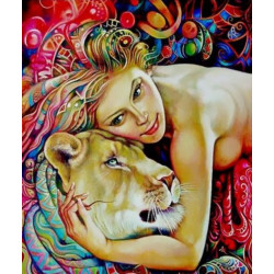 Malování podle čísel Dvě lvice M3619 Gaira® - 1