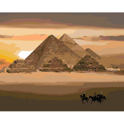 Malování podle čísel Pyramidy M1361 Gaira® - 1